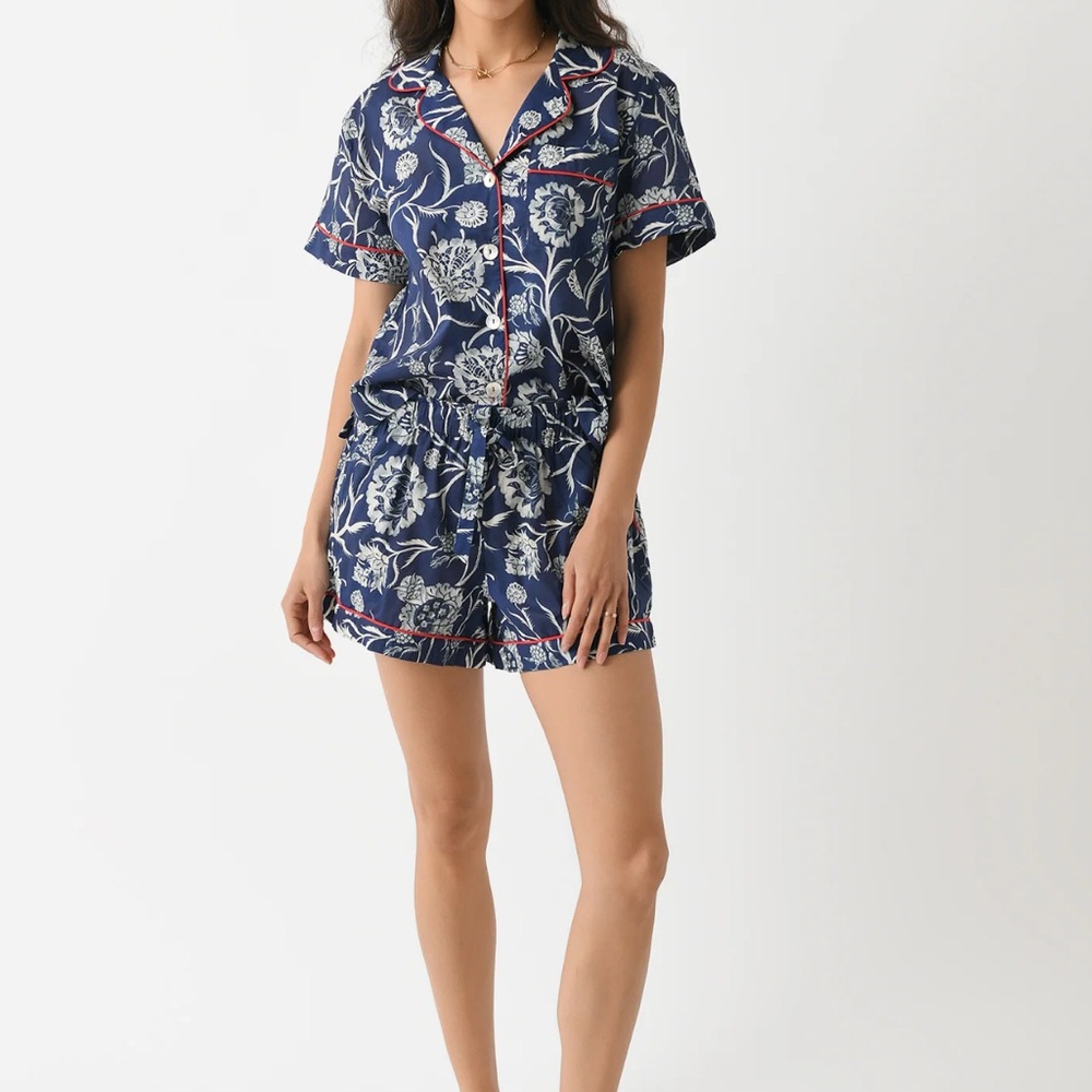 The Lazy Poet Nina Claire Blue Pajamas